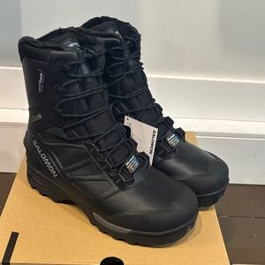 Salomon Men's Black toundra pro CSWP black 9 new with box